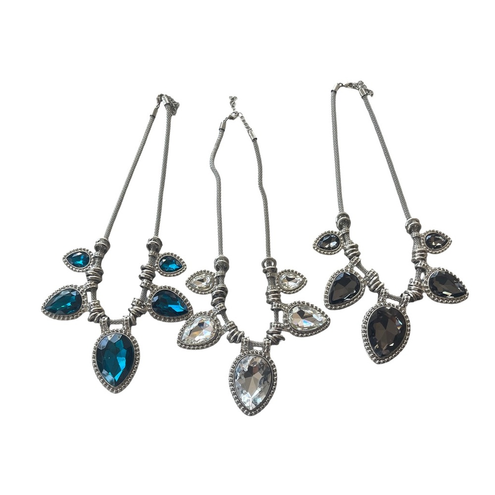 Chunky Rhinestone Statement Necklace
